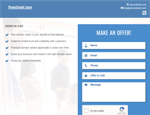 Tablet Screenshot of freestreet.com